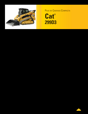 Minipale Caterpillar 299D Serie 3 Deltalader