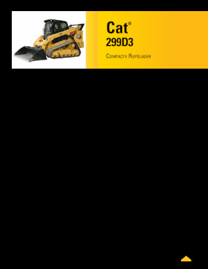 Minipale Caterpillar 299D Serie 3 Deltalader