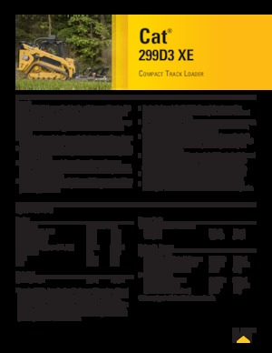 Minipale Caterpillar 299D XE Serie 3 Deltalader
