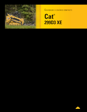 Minipale Caterpillar 299D XE Serie 3 Deltalader