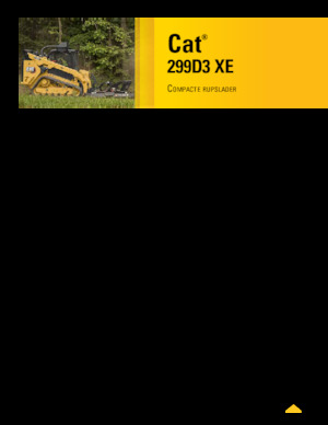 Minipale Caterpillar 299D XE Serie 3 Deltalader