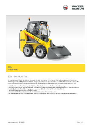 Minipale Neuson 501s