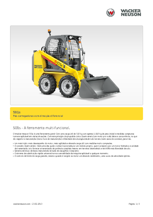 Minipale Neuson 501s