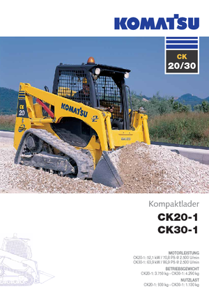 Minipale Komatsu CK30-1