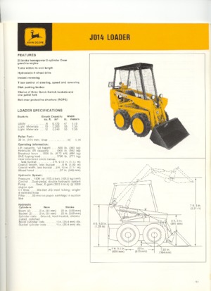 Minipale John Deere Construction JD14