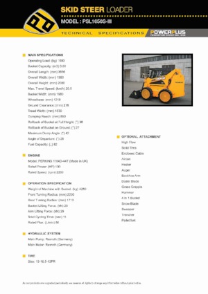Minipale PowerPlus PSL1650S-III 