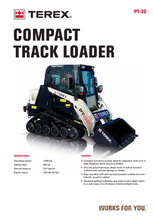 Minipale Terex PT 30