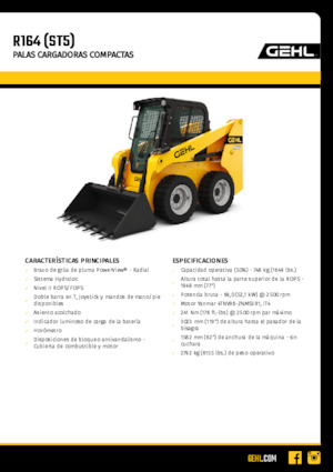 Minipale Gehl R164