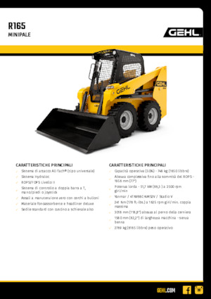 Minipale Gehl R165