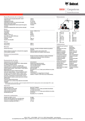 Minipale Bobcat S850
