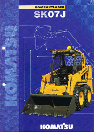 Minipale Komatsu SK07J