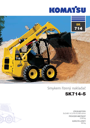 Minipale Komatsu SK714-5