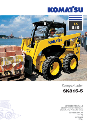 Minipale Komatsu SK815-5