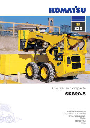 Minipale Komatsu SK820-5