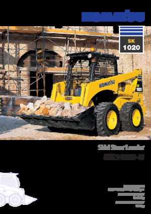Minipale Komatsu SK1020-5 Super Flow