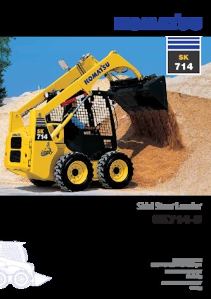 Minipale Komatsu SK714-5