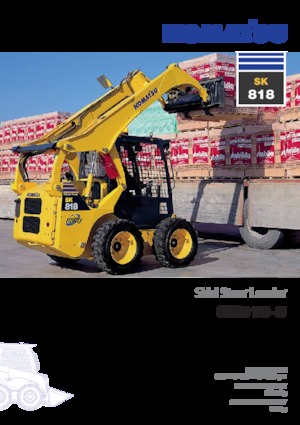 Minipale Komatsu SK818-5E0