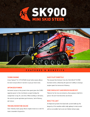 Minipale Ditch Witch SK900