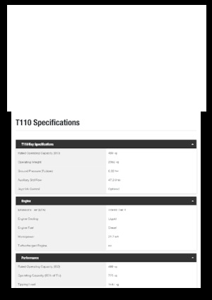 Minipale Bobcat T110