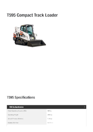 Minipale Bobcat T595
