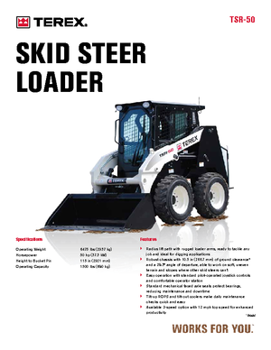 Minipale Terex TSR 50