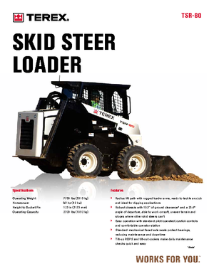 Minipale Terex TSR 80