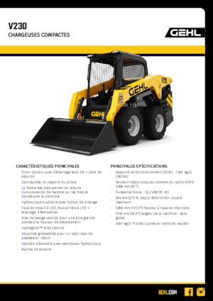 Minipale Gehl V230