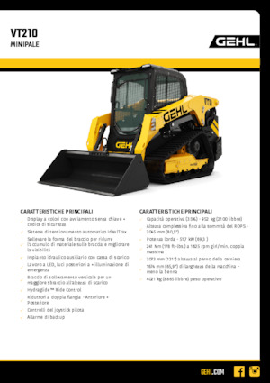 Minipale Gehl VT210