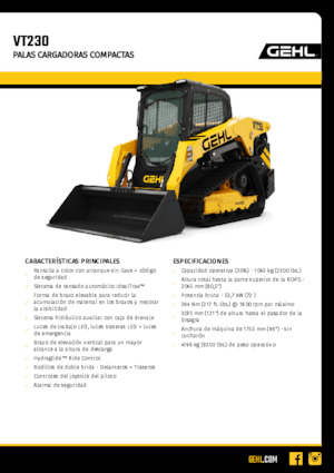 Minipale Gehl VT230