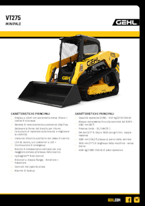 Minipale Gehl VT275