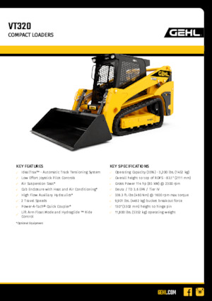 Minipale Gehl VT320