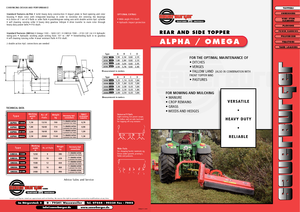 Falciatrici per scarpate Sauerburger Alpha 2650