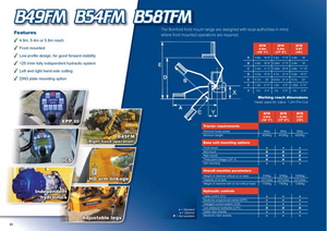 Falciatrici per scarpate Bomford B 58T FM
