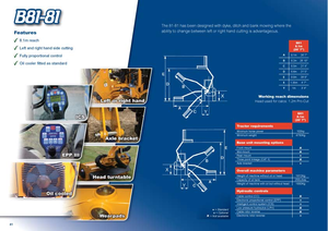 Falciatrici per scarpate Bomford B 81-81
