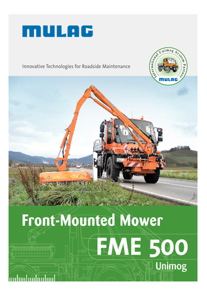 Falciatrici per scarpate Mulag FME 500