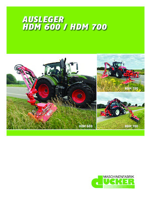 Falciatrici per scarpate Dücker HDM 600  VMS 1200