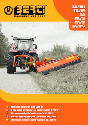 Falciatrici per scarpate Berti TA/MI 200