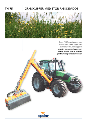 Falciatrici per scarpate Epoke® TH 75