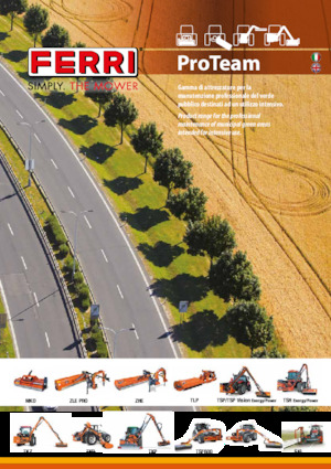 Falciatrici per scarpate Ferri TSH 720Z Power