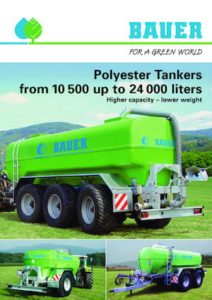 Carrobotti Bauer Irrigation Centrifugal tanker Poly 105 EA SF single axle