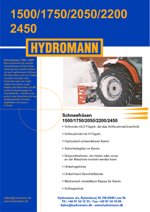 Sgombraneve Hydromann 2050