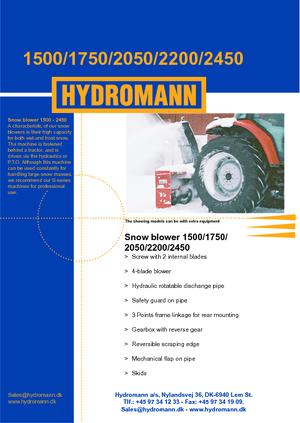 Sgombraneve Hydromann 2050