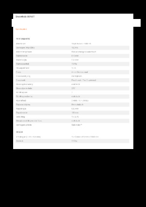 Sgombraneve Eliet Snowbob 8014 T4