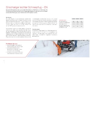 Spazzaneve leggeri Schmidt EN 17