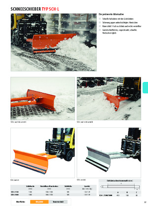 Spazzaneve leggeri Bauer SCH-L 1500
