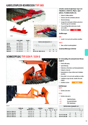 Spazzaneve leggeri Bauer SCH-U 240