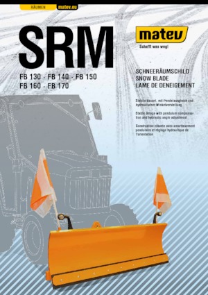 Spazzaneve leggeri Matev SRM-FB 130