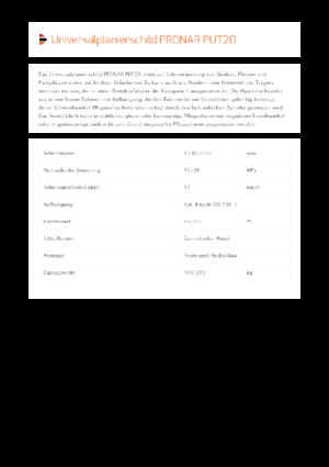 Spazzaneve con apertura a cerniera Pronar PU-T20