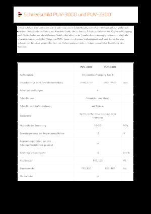 Spazzaneve con apertura a cerniera Pronar PUV 3300