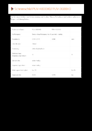 Spazzaneve con apertura a cerniera Pronar PUV 3600HD